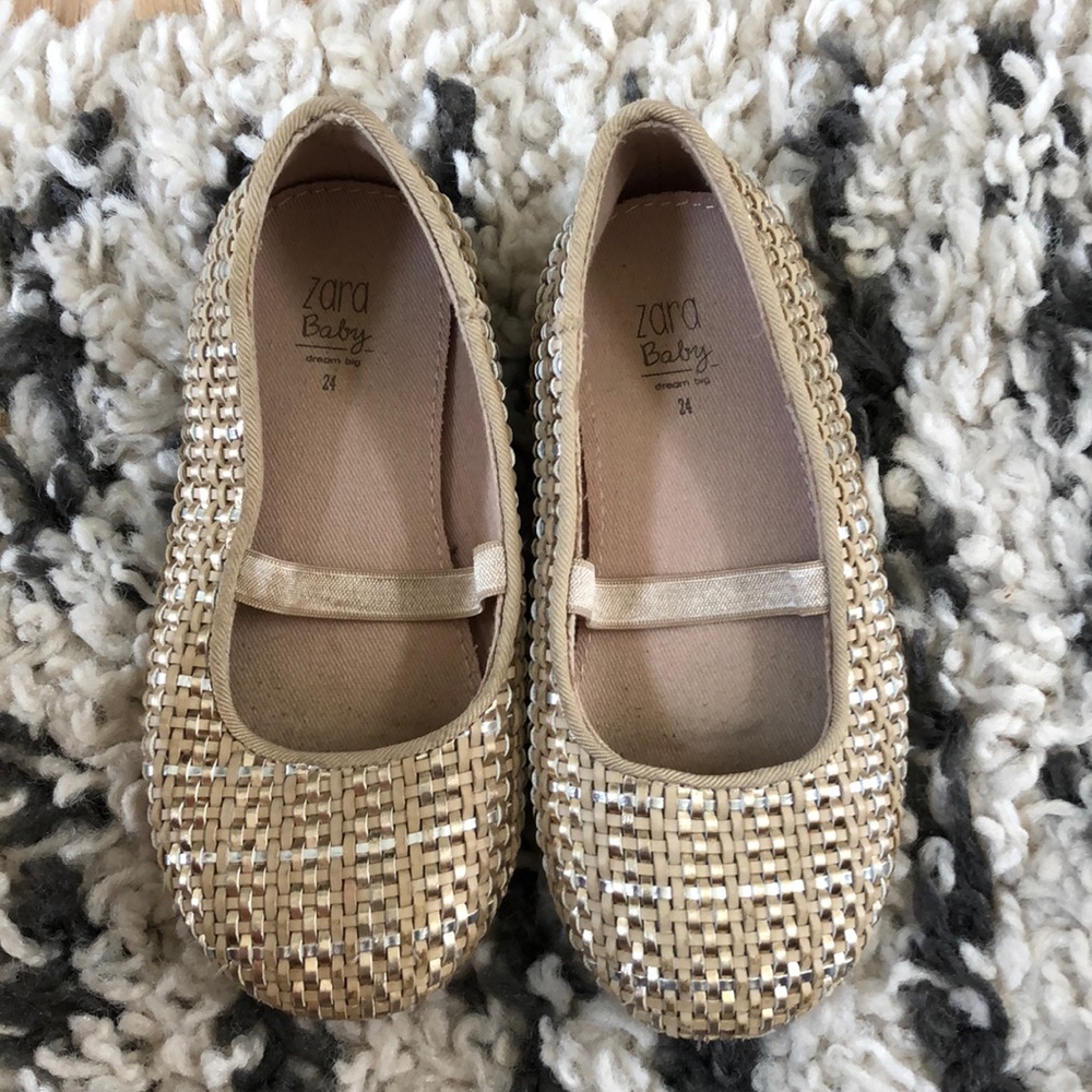 Zara toddler girl flats
